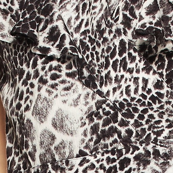 New Sofia Vergara Women's Short Sleeve Wrap Front Maxi Dress Size Medium M - Picture 3 of 9